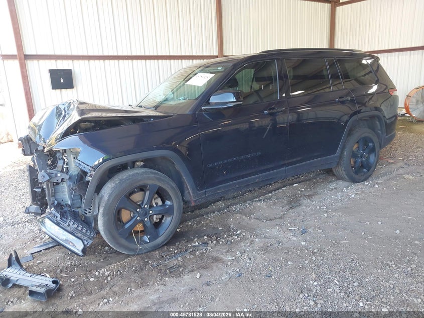 Vin: 1c4rjjbg7p8754920, lot: 46280352, jeep grand cherokee l limited 4x2 20232