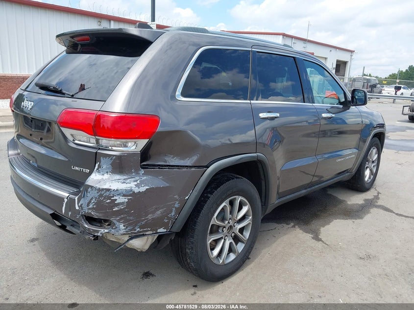 Vin: 1c4rjfbg7ec316602, lot: 46280353, jeep grand cherokee limited 20144