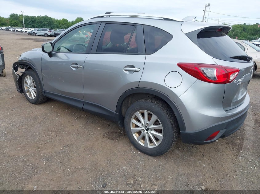 Vin: jm3ke4cy3f0533169, lot: 46280357, mazda cx-5 touring 20153