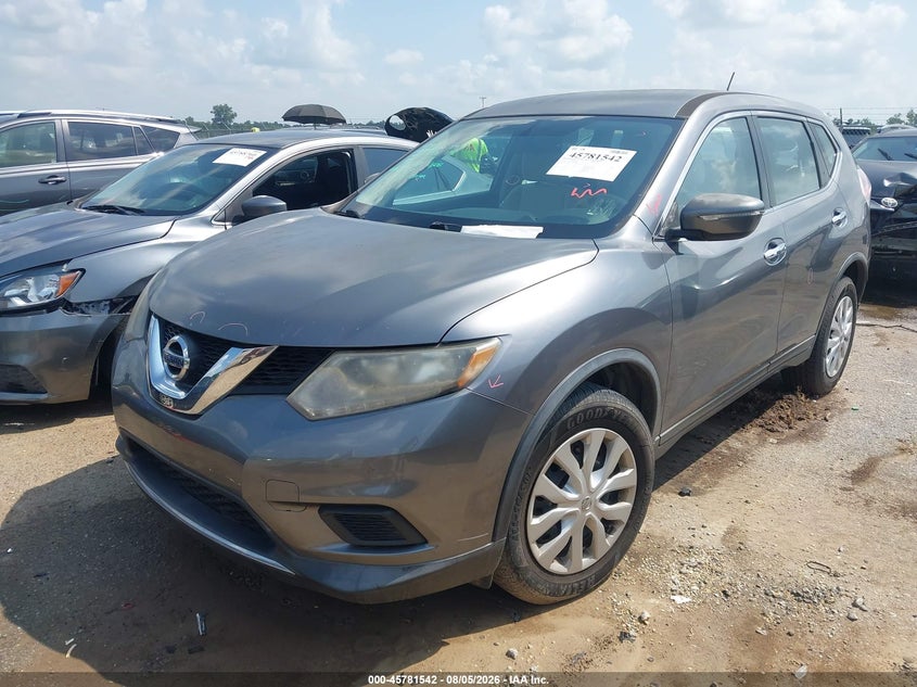 Vin: knmat2mt6fp564621, lot: 46280366, nissan rogue s 20152
