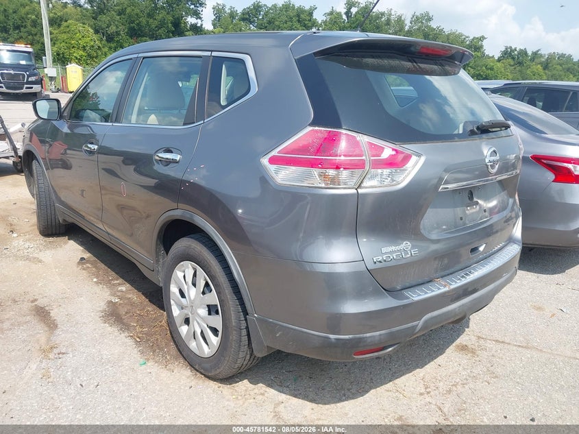 Vin: knmat2mt6fp564621, lot: 46280366, nissan rogue s 20153