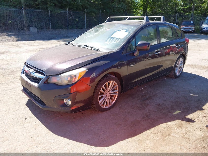 Vin: jf1gpag65ch225858, lot: 46280367, subaru impreza 2.0i limited 20122