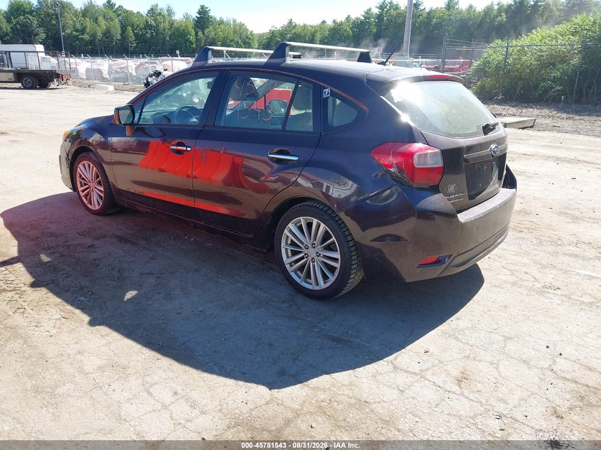 Vin: jf1gpag65ch225858, lot: 46280367, subaru impreza 2.0i limited 20123