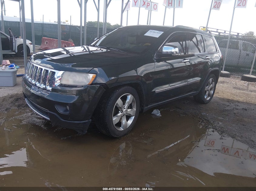 Vin: 1j4rr6gt8bc606013, lot: 46280393, jeep grand cherokee overland 20112