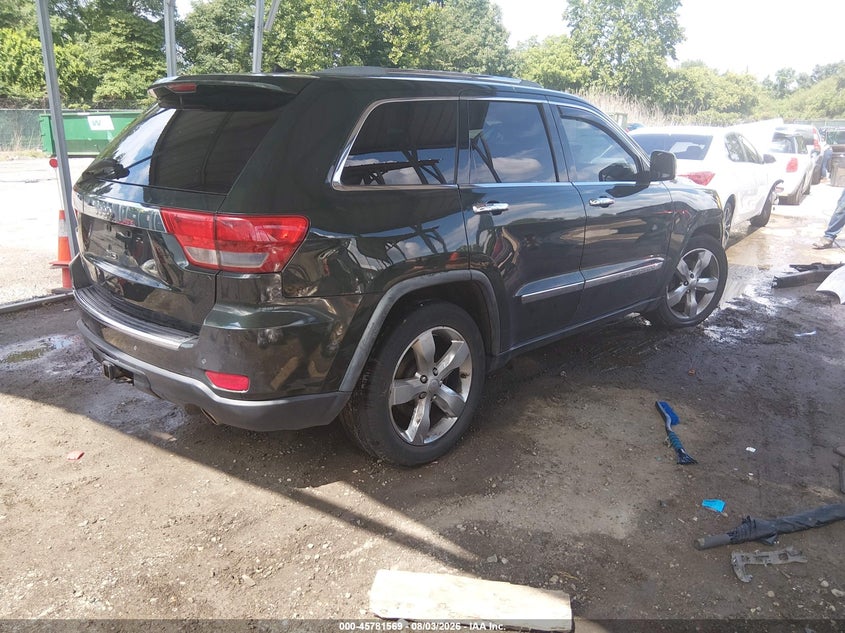 Vin: 1j4rr6gt8bc606013, lot: 46280393, jeep grand cherokee overland 20114