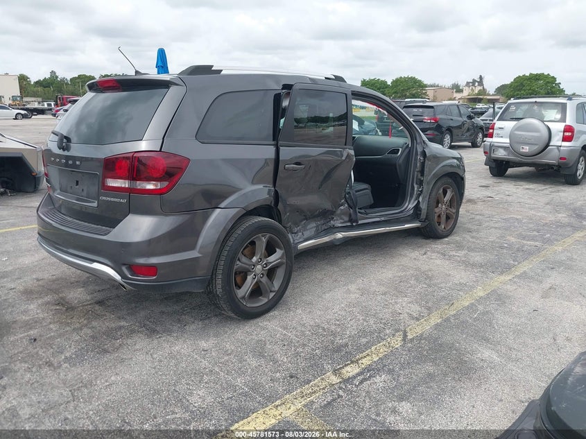 Vin: 3c4pdcgg4ft644975, lot: 46280397, dodge journey crossroad 20154