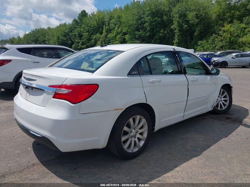 Vin: 1c3ccbbb2dn614527, lot: 46280442, chrysler 200 touring 20134