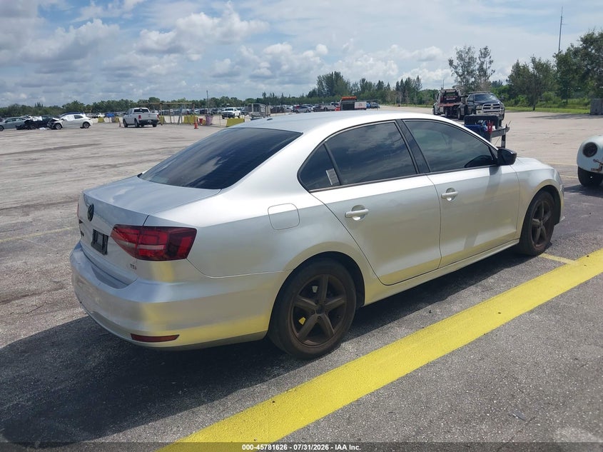 Vin: 3vw267aj2gm254434, lot: 46280450, volkswagen jetta 1.4t s 20164