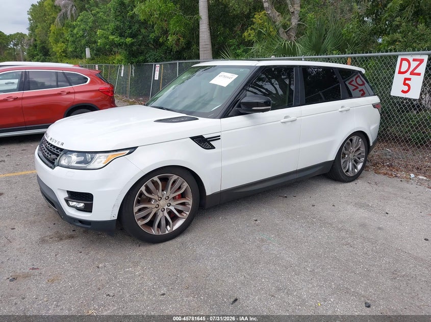 Vin: salwr2tf1ea386398, lot: 46280469, land rover range rover sport 5.0l v8 supercharged 20142