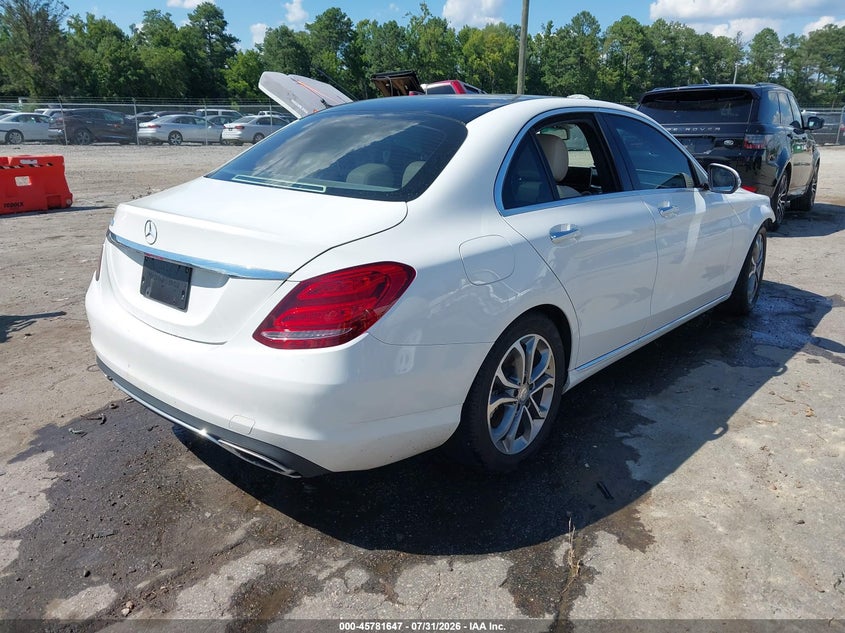 Vin: 55swf4jb1fu077730, lot: 46280471, mercedes-benz c 300 20154