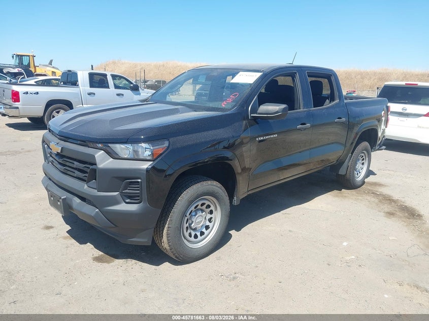Vin: 1gcgsbec0p1175554, lot: 46280485, chevrolet colorado 2wd  short box wt 20232