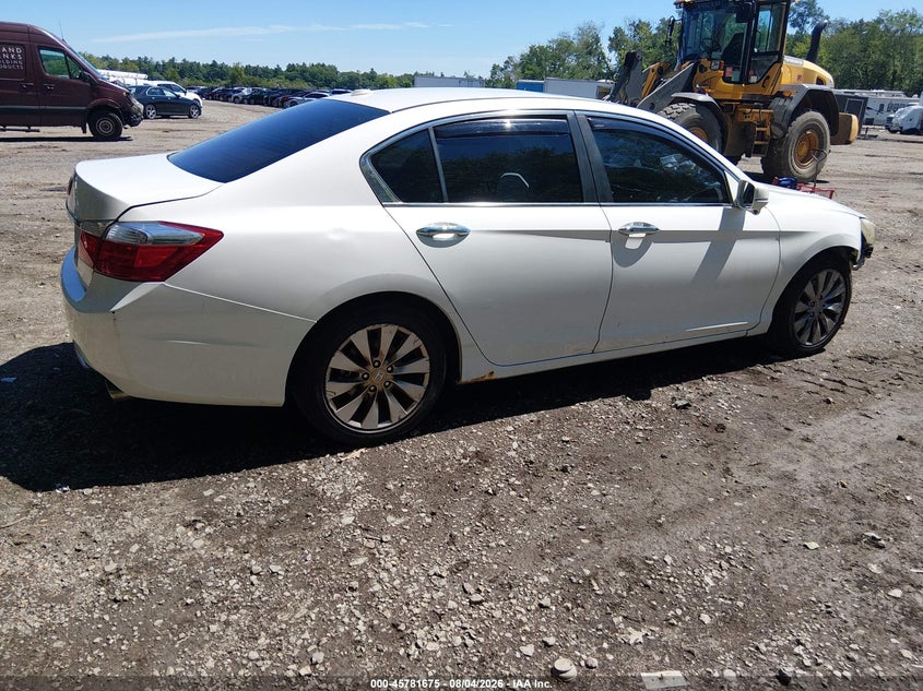 Vin: 1hgcr2f85ea242877, lot: 46280499, honda accord ex-l 20144