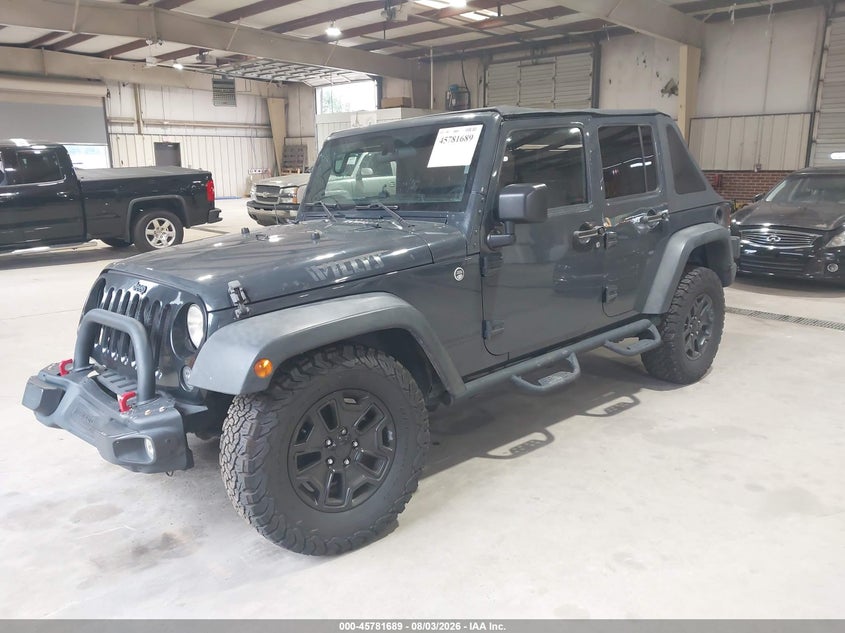 Vin: 1c4bjwdg8gl349075, lot: 46280513, jeep wrangler unlimited willys wheeler 20162