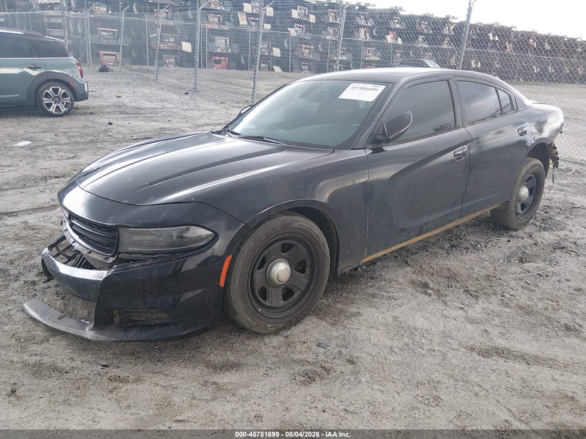 Vin: 2c3cdxat9fh871331, lot: 46280523, dodge charger police 20152