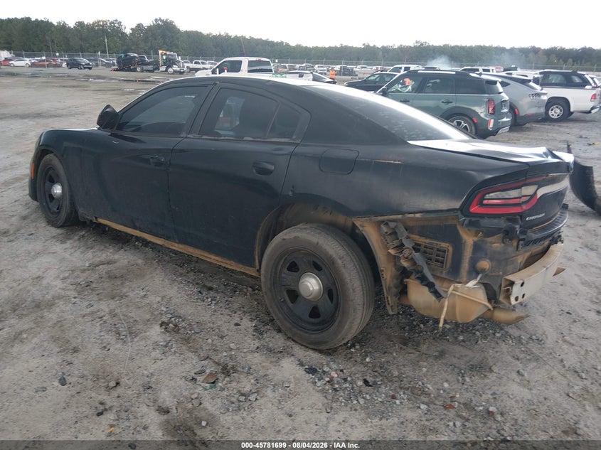 Vin: 2c3cdxat9fh871331, lot: 46280523, dodge charger police 20153
