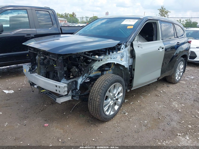 Vin: 5tdkdrbh1ps018390, lot: 46280537, toyota highlander limited 20232