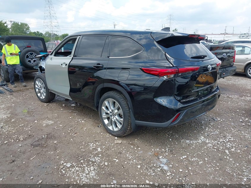 Vin: 5tdkdrbh1ps018390, lot: 46280537, toyota highlander limited 20233