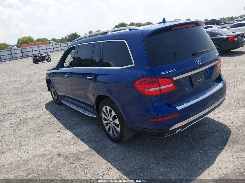 Vin: 4jgdf6eexkb235189, lot: 46280557, mercedes-benz gls 450 4matic 20193