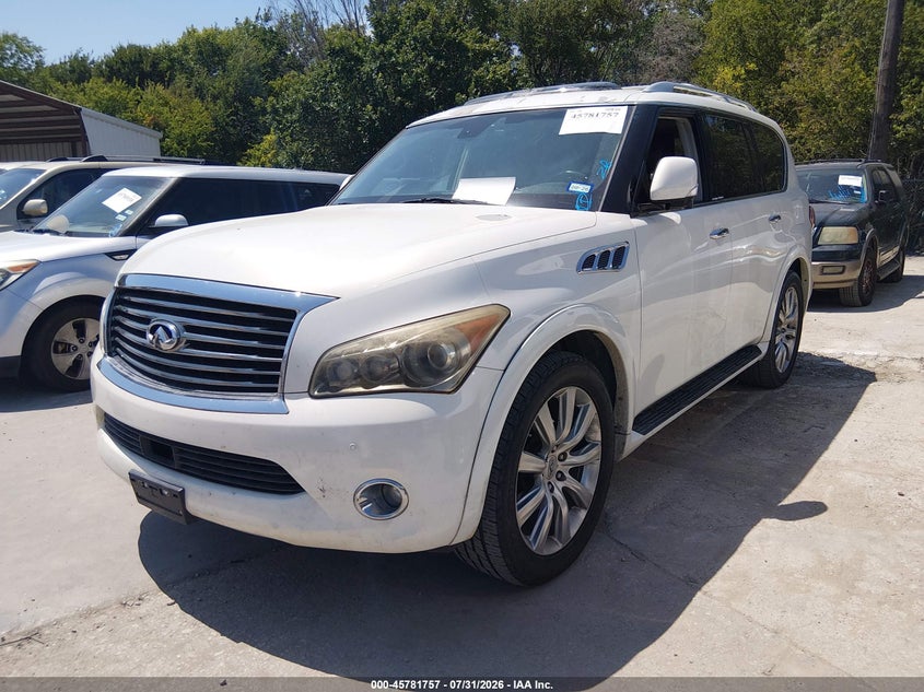 Vin: jn8az2nd0b9701383, lot: 46280581, infiniti qx56 20112