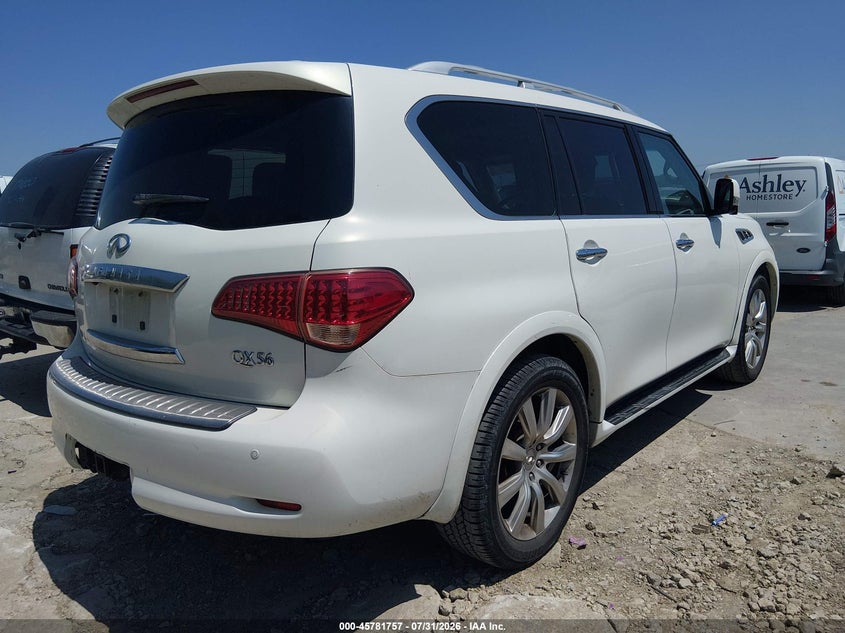 Vin: jn8az2nd0b9701383, lot: 46280581, infiniti qx56 20114
