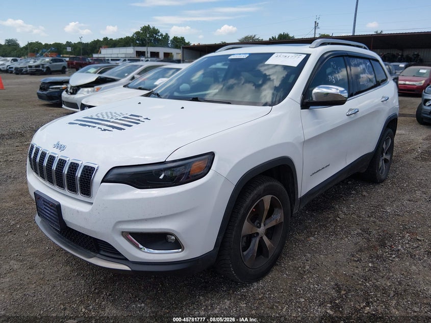 Vin: 1c4pjmdn0kd117694, lot: 46280601, jeep cherokee limited 4x4 20192