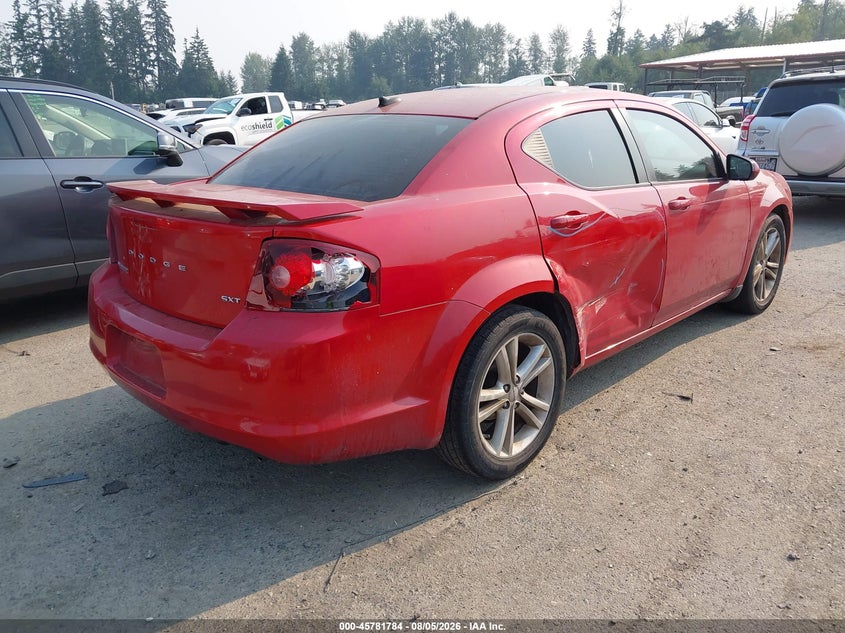 Vin: 1c3cdzcg1en176259, lot: 46280608, dodge avenger sxt 20144
