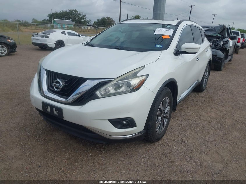 Vin: 5n1az2mg1fn203242, lot: 46280630, nissan murano sv 20152