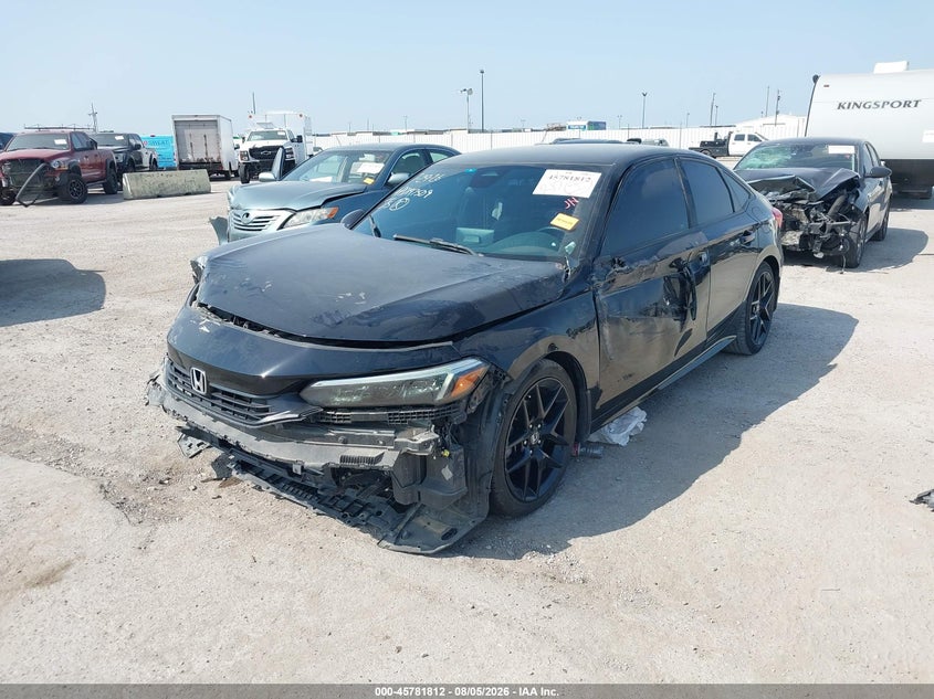 Vin: 2hgfe2f59ph516908, lot: 46280636, honda civic sport 20232