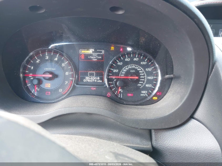 2019 SUBARU WRX auction photo 7