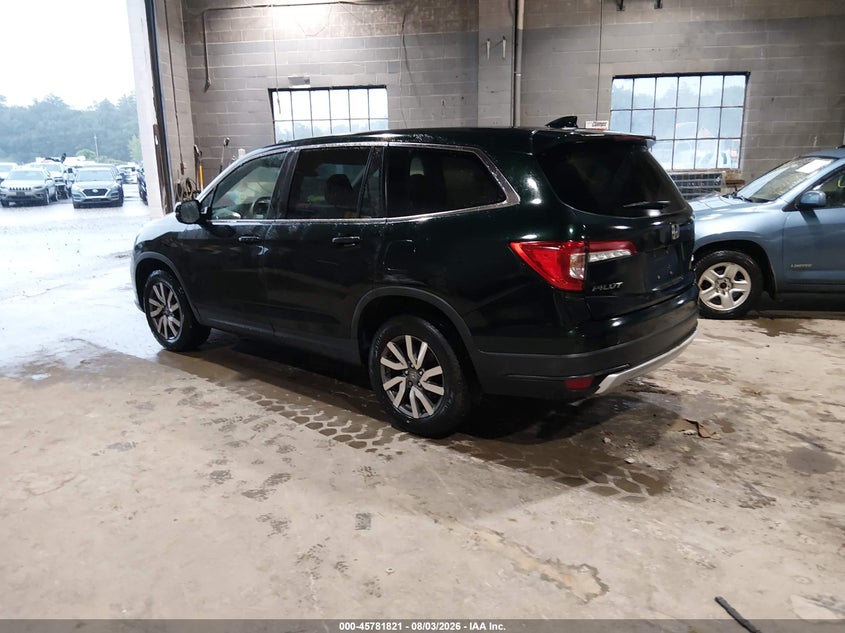Vin: 5fnyf6h38kb055075, lot: 46280645, honda pilot ex 20193