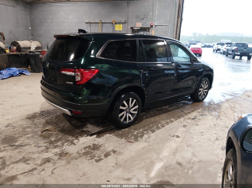 Vin: 5fnyf6h38kb055075, lot: 46280645, honda pilot ex 20194