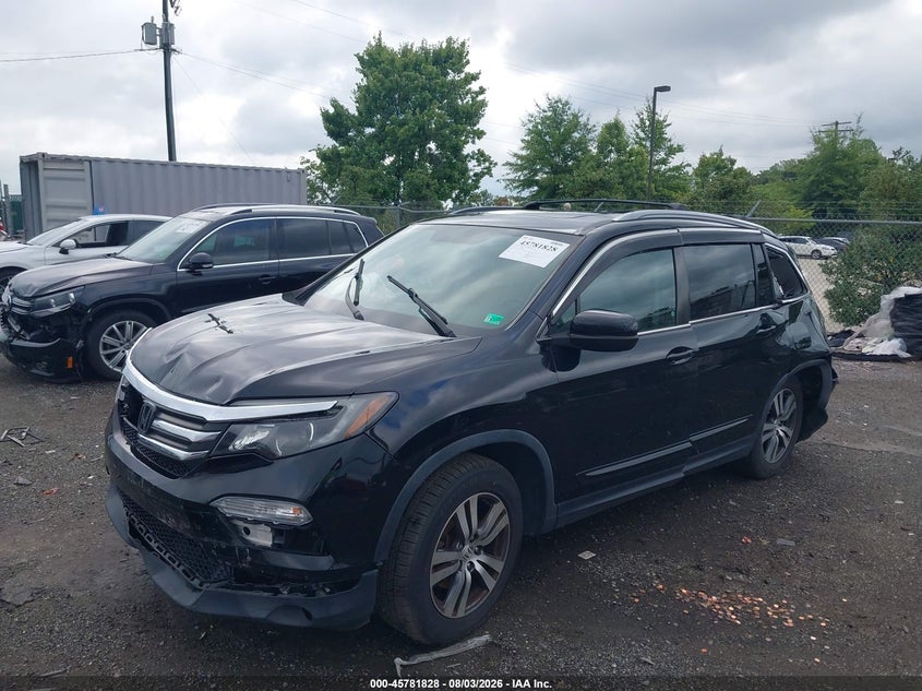 Vin: 5fnyf6h54hb063975, lot: 46280652, honda pilot ex-l 20172