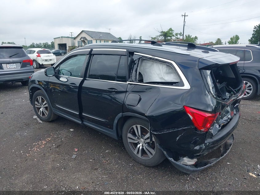 Vin: 5fnyf6h54hb063975, lot: 46280652, honda pilot ex-l 20173