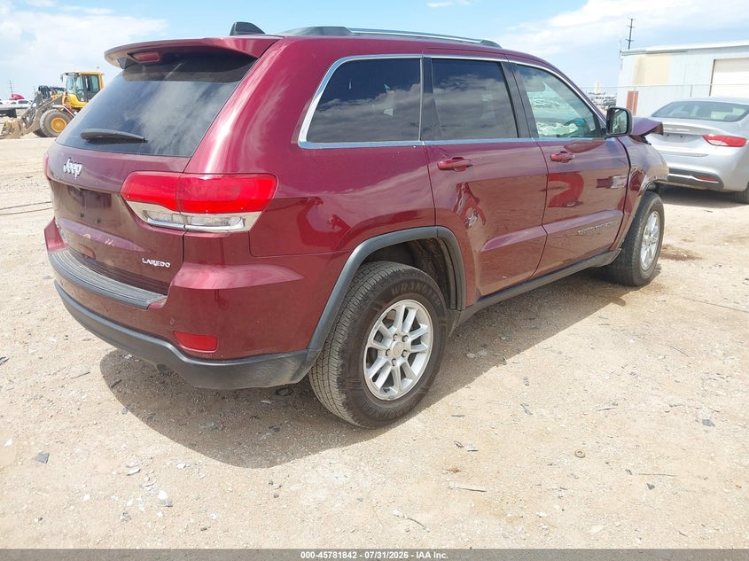Vin: 1c4rjfag7jc196764, lot: 46280666, jeep grand cherokee laredo e 4x4 20184