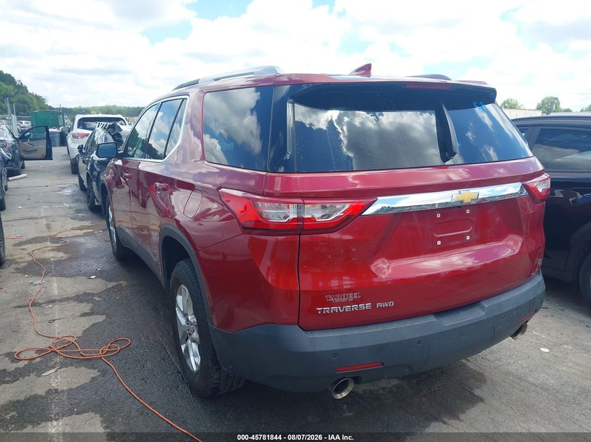 Vin: 1gnevgkw7jj269939, lot: 46280668, chevrolet traverse lt cloth 20183
