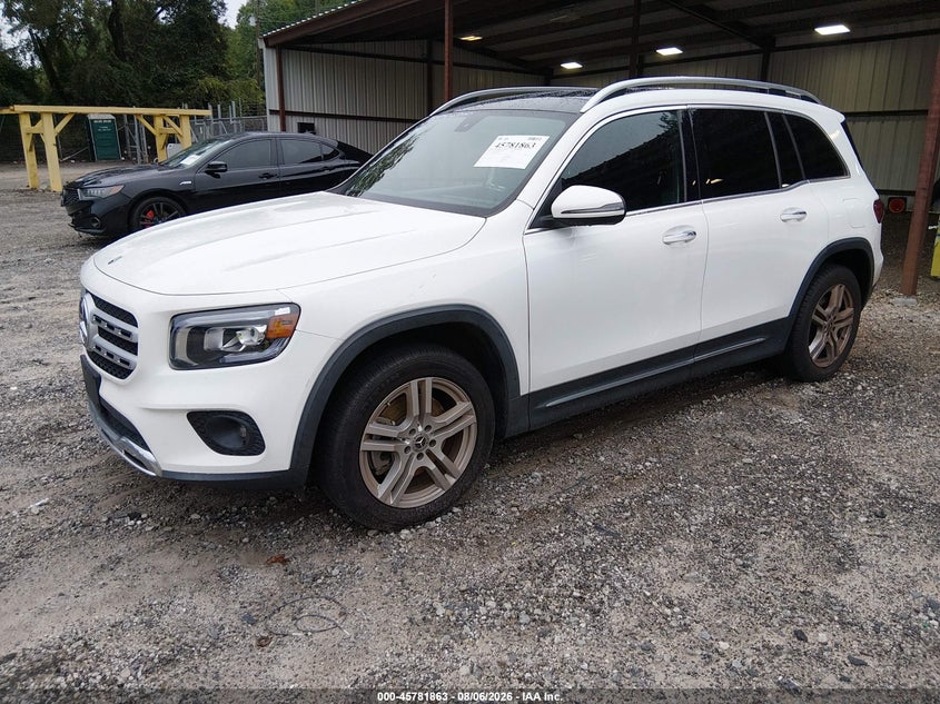 Vin: w1n4m4hb8pw307578, lot: 46280687, mercedes-benz glb 250 4matic 20232