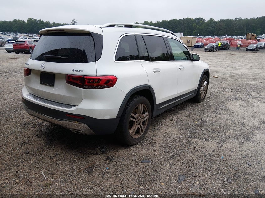 Vin: w1n4m4hb8pw307578, lot: 46280687, mercedes-benz glb 250 4matic 20234