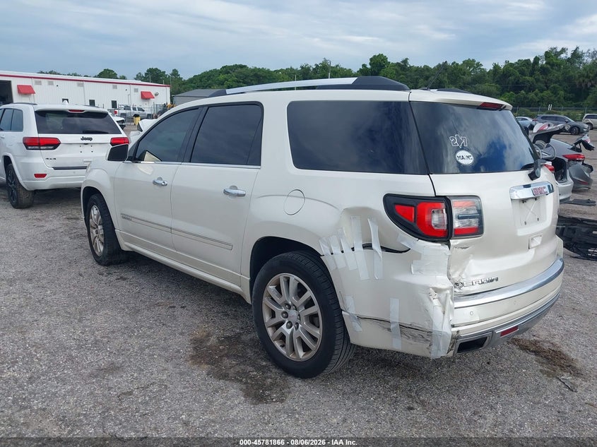 Vin: 1gkkrtkd3fj317276, lot: 46280690, gmc acadia denali 20153