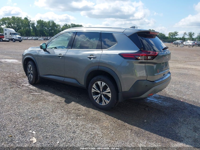 Vin: 5n1at3bb5mc674303, lot: 46280691, nissan rogue sv intelligent awd 20213