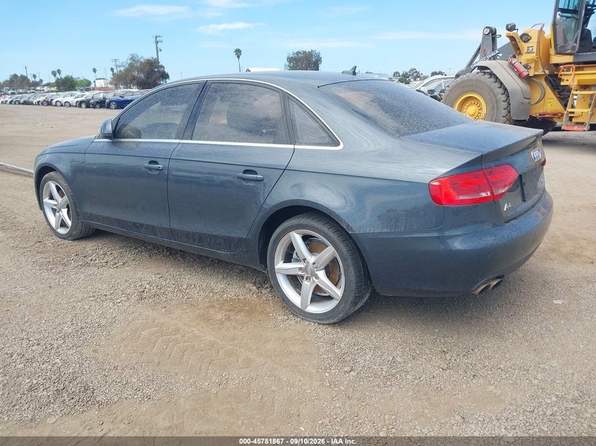 2009 AUDI A4 auction photo 3