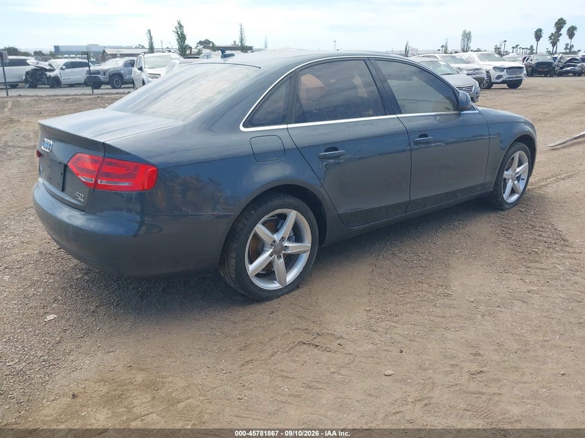 2009 AUDI A4 auction photo 4