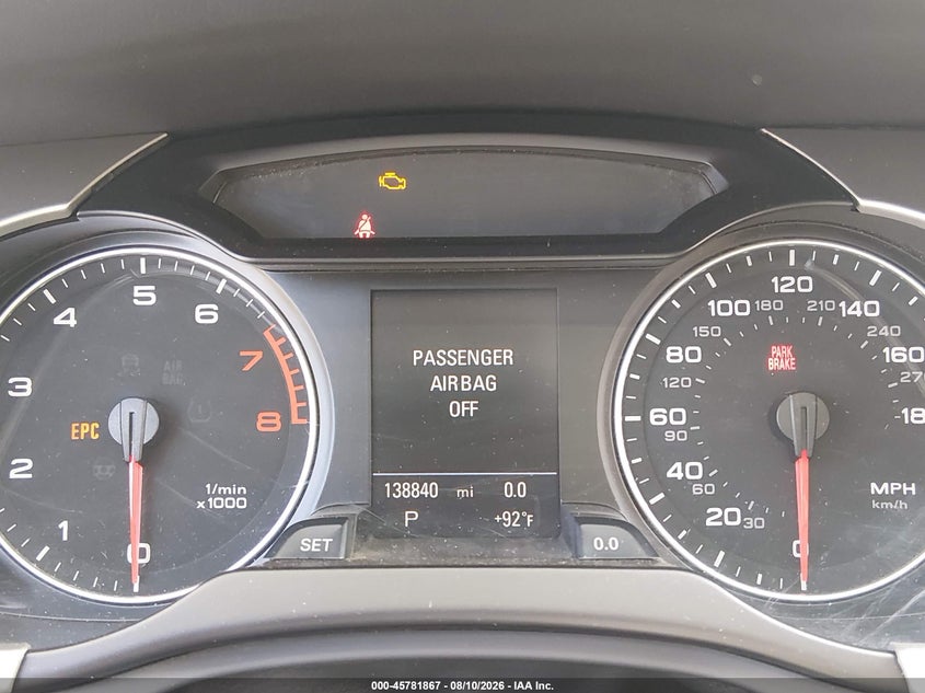 2009 AUDI A4 auction photo 7