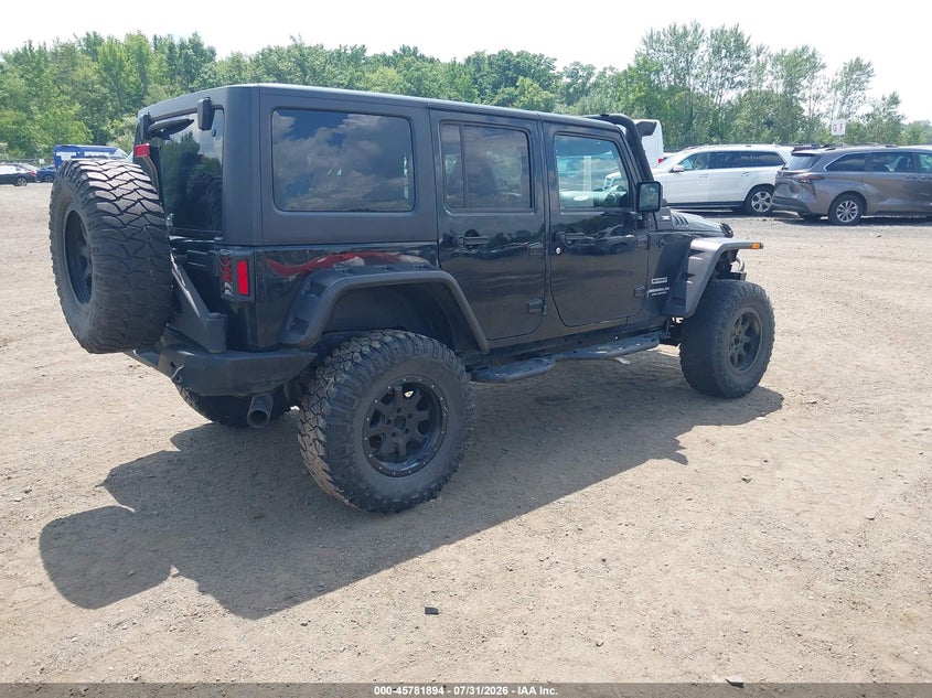 Vin: 1c4bjwdg1fl688288, lot: 46280718, jeep wrangler unlimited sport 20154