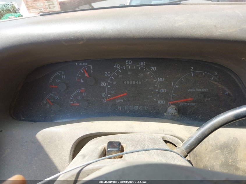 FORD F-250 2001 VIN 1FTNW21F61EB31179