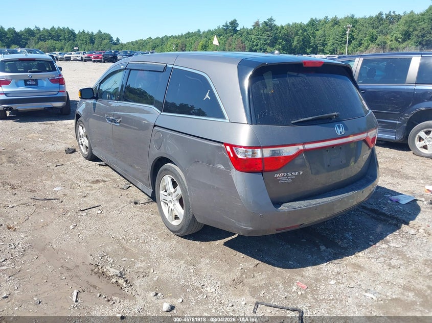 Vin: 5fnrl5h96bb079970, lot: 46280742, honda odyssey touring/touring elite 20113