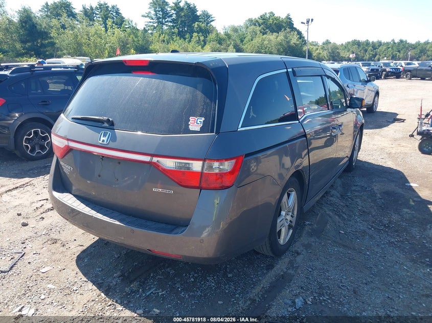 Vin: 5fnrl5h96bb079970, lot: 46280742, honda odyssey touring/touring elite 20114