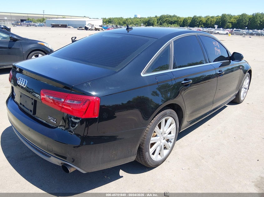 Vin: waujgafc3dn118217, lot: 46280773, audi a6 3.0t premium 20134