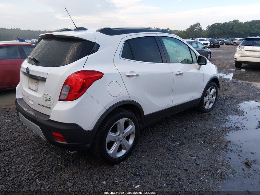 Vin: kl4cjasb6gb643184, lot: 46280786, buick encore 20164