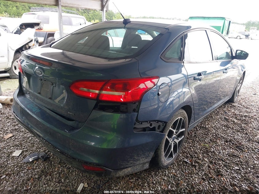 Vin: 1fadp3h22jl226597, lot: 46280798, ford focus sel 20184