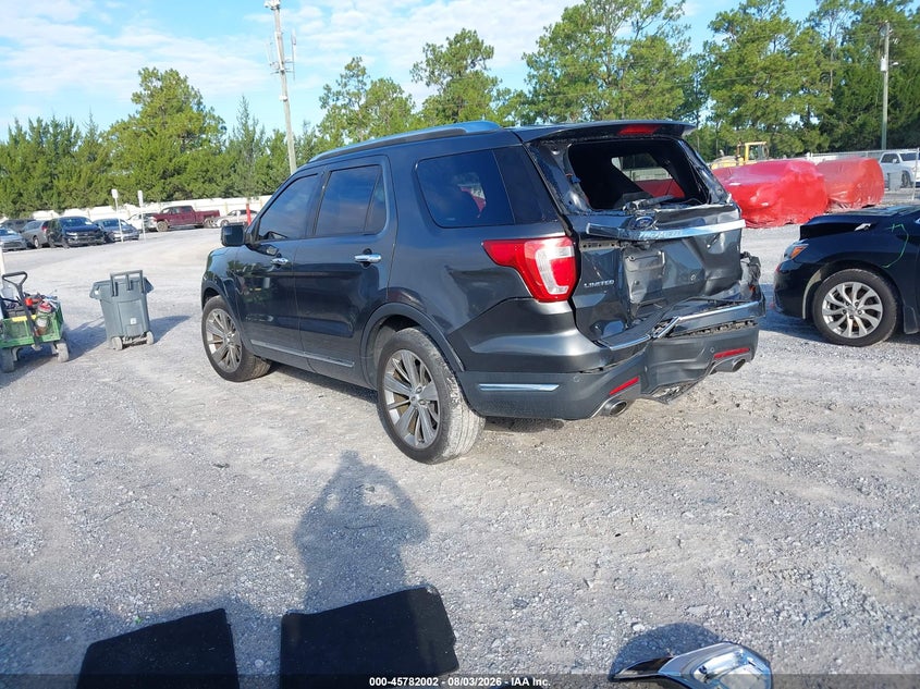 Vin: 1fm5k7f85jga89669, lot: 46280826, ford explorer limited 20183